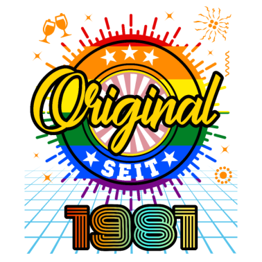 Motiv 40. Geburtstag Männer Frauen Geschenk CSD LGBTQ