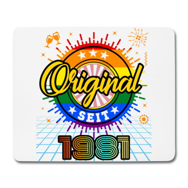 Geburtstag Geschenk Mann Mousepad - 40. Geburtstag Männer Frauen Geschenk CSD LGBTQ