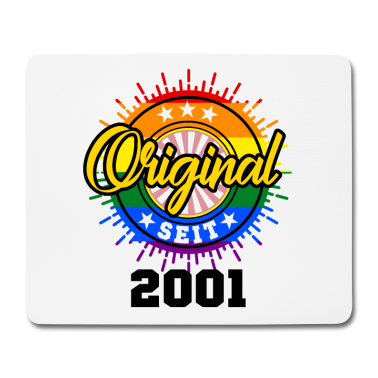 Geburtstag Geschenk Mann Mousepad - 20. Geburtstag Männer Frauen Geschenk CSD LGBTQ