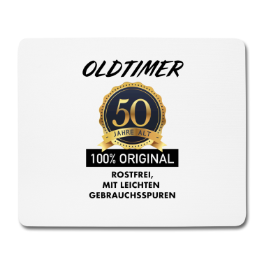 Geburtstag Geschenk Mann Mousepad - Geschenk zum 50. Geburtstag für Männer