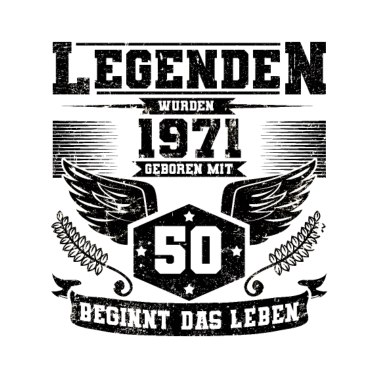 Motiv 50. Geburtstag Legende Männer Frauen