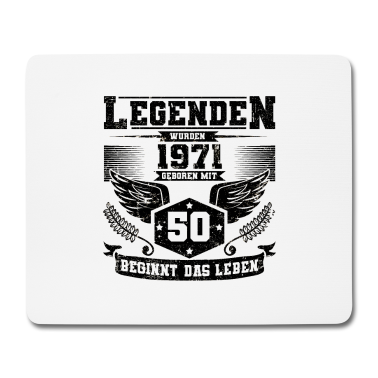 Geburtstag Geschenk Mann Mousepad - 50. Geburtstag Legende Männer Frauen