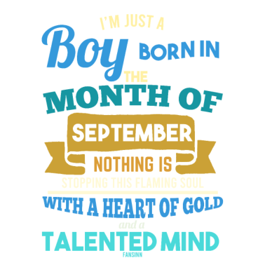 Motiv September Geburtstag Junge Mann Papa