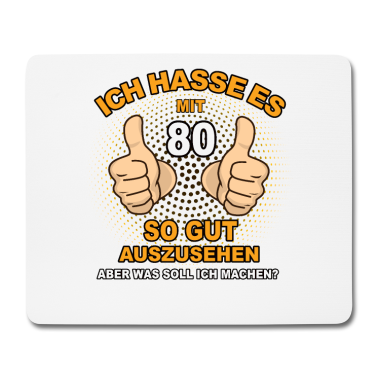 Geburtstag Geschenk Mann Mousepad - 80. Geburtstag Mann Frau Jahrgang 1941 80 Jahre