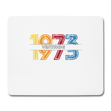 Geburtstag Geschenk Mann Mousepad - Vintage 1973 Männer Frauen Geburtstag