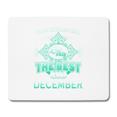 Geburtstag Geschenk Mann Mousepad - Geburtstag Geschenk Mann geboren im Dezember