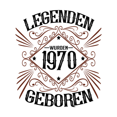 Motiv 1970 Geburtstag Geschenk für Männer und Frauen