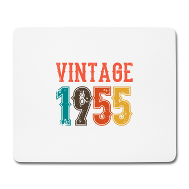Geburtstag Geschenk Mann Mousepad - BORN IN 1955 Geburtstag Geschenk Vintage Männer