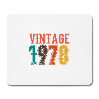 Geburtstag Geschenk Mann Mousepad - BORN IN 1978 Geburtstag Geschenk Vintage Männer