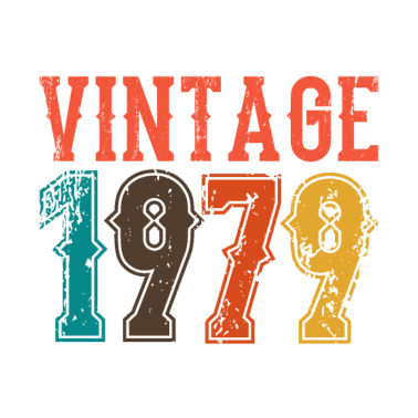 Motiv BORN IN 1979 Geburtstag Geschenk Vintage Männer