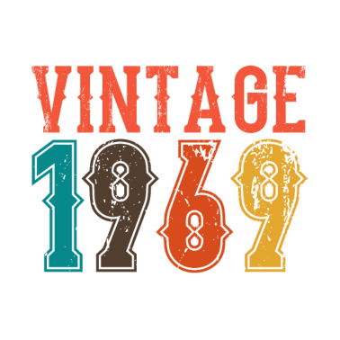 Motiv BORN IN 1969 Geburtstag Geschenk Vintage Männer