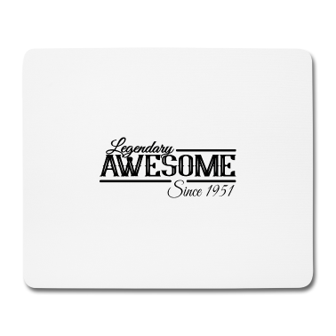 Geburtstag Geschenk Mann Mousepad - Awesome seit 1951 Geburtstag Geschenkideen Männer