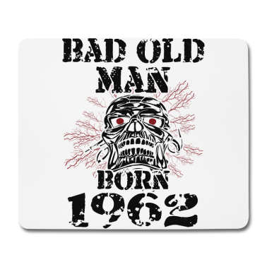Geburtstag Geschenk Mann Mousepad - Alter Mann 1962 Geboren Geburtstag