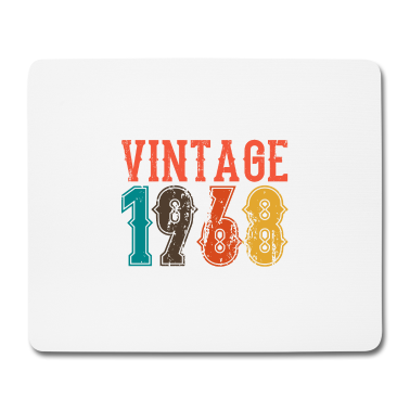 Geburtstag Geschenk Mann Mousepad - BORN IN 1968 Geburtstag Geschenk Vintage Männer
