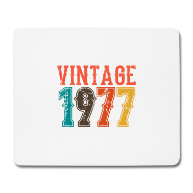 Geburtstag Geschenk Mann Mousepad - BORN IN 1977 Geburtstag Geschenk Vintage Männer