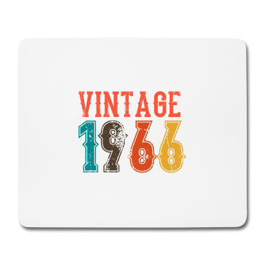 Geburtstag Geschenk Mann Mousepad - BORN IN 1966 Geburtstag Geschenk Vintage Männer