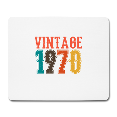 Geburtstag Geschenk Mann Mousepad - BORN IN 1970 Geburtstag Geschenk Vintage Männer