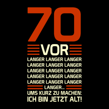 Motiv 70. Geburtstag