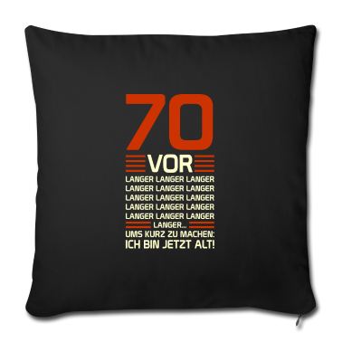 70 Geburtstag Geschenk Kissenbezug - 70. Geburtstag