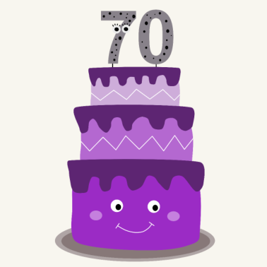 Motiv 70. Geburtstag Geschenk