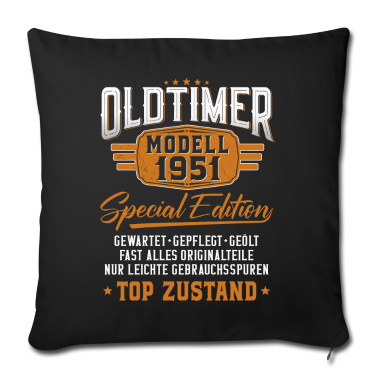 70 Geburtstag Geschenk Kissenbezug - Oldtimer Baujahr 1951 Geburtstag Geschenk