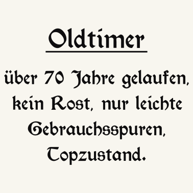Motiv Oldtimer - 70. Geburtstag