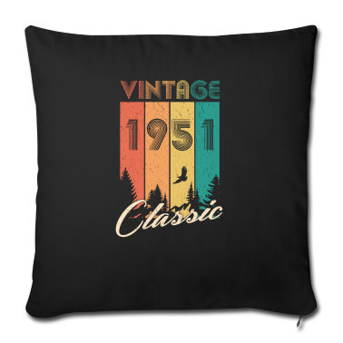 70 Geburtstag Geschenk Kissenbezug - Vintage 1951 70. Geburtstag Siebzig Jahre Geschenk