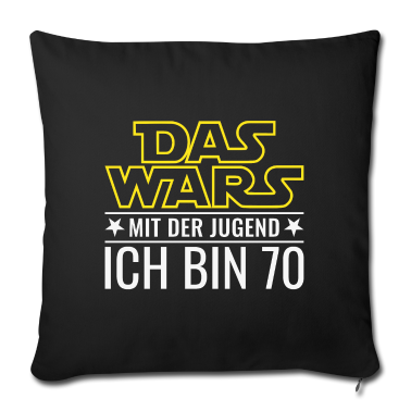70 Geburtstag Geschenk Kissenbezug - 70. Geburtstag Siebzig Das Wars Mit Der Jugend 70