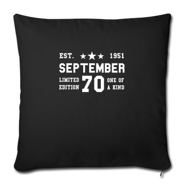70 Geburtstag Geschenk Kissenbezug - 70. Geburtstag Geschenk September 1951