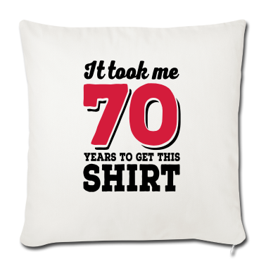 70 Geburtstag Geschenk Kissenbezug - 70 Geburtstag
