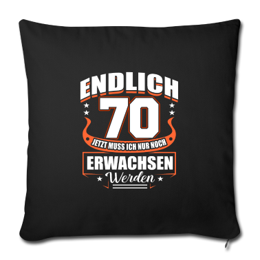 70 Geburtstag Geschenk Kissenbezug - 70. Geburtstag
