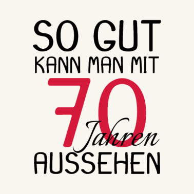 Motiv 70 Geburtstag