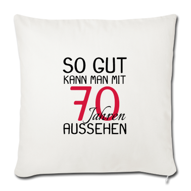 70 Geburtstag Geschenk Kissenbezug - 70 Geburtstag