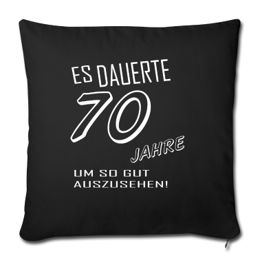 70 Geburtstag Geschenk Kissenbezug - 70. Geburtstag
