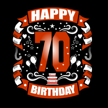 Motiv 70. Geburtstag