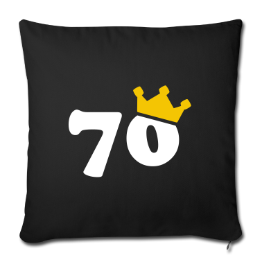 70 Geburtstag Geschenk Kissenbezug - 70 Krone 70 Geburtstag 70 Jahre