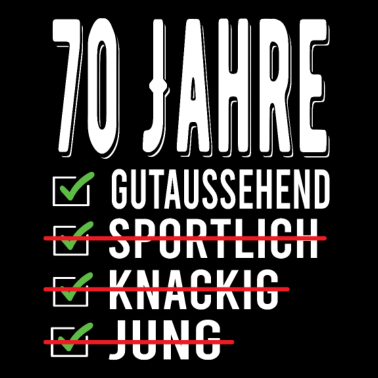 Motiv 70. Geburtstag 70 Jahre