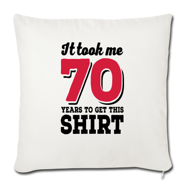 70 Geburtstag Geschenk Kissenbezug - 70 Geburtstag