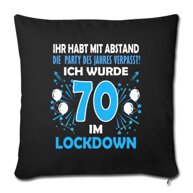 70 Geburtstag Geschenk Kissenbezug - 70 Geburtstag Lockdown Geschenk 70. Geburtstag