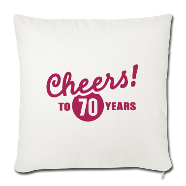 70 Geburtstag Geschenk Kissenbezug - 70 Geburtstag