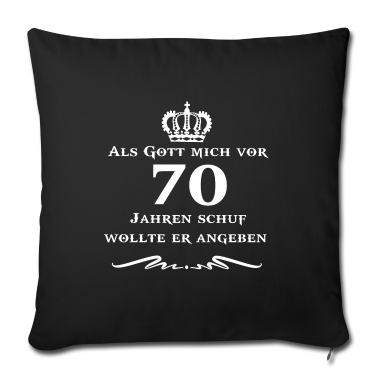 70 Geburtstag Geschenk Kissenbezug - 70. geburtstag