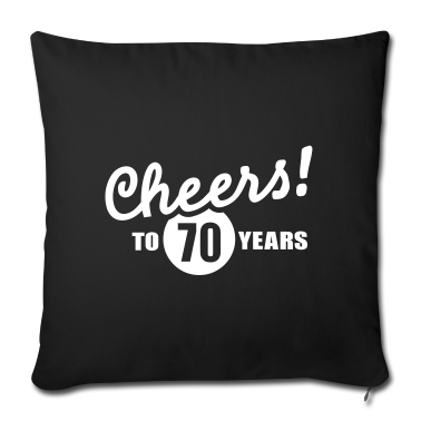 70 Geburtstag Geschenk Kissenbezug - 70 Geburtstag