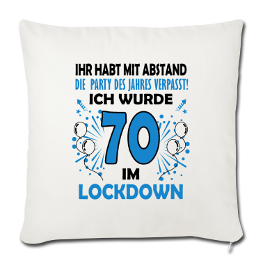70 Geburtstag Geschenk Kissenbezug - 70 Geburtstag Lockdown Geschenk 70. Geburtstag
