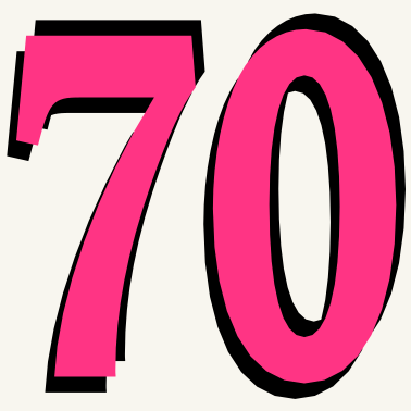 Motiv 70 . Geburtstag