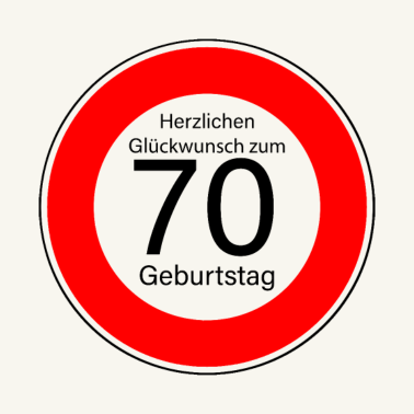 Motiv 70. Geburtstag