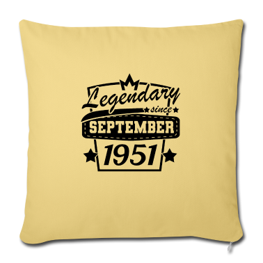 70 Geburtstag Geschenk Kissenbezug - September 1951 Geburtstag 70 Jahre 70. Geburtstag