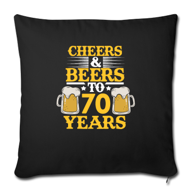 70 Geburtstag Geschenk Kissenbezug - 70. Geburtstag Bier