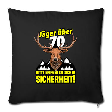 70 Geburtstag Geschenk Kissenbezug - 70. Geburtstag Jäger