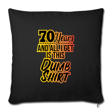 70 Geburtstag Geschenk Kissenbezug - 70 Jahre! Geschenk 70. Geburtstag
