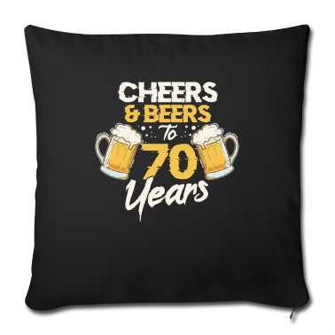 70 Geburtstag Geschenk Kissenbezug - 70. Geburtstag Bier